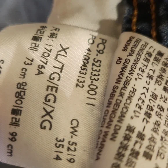 â¤ď¸ LEVI'S VINTAGE INSPIRED DENIM OVERALLS/ SHORTALLS, XL - Picture 8 of 13